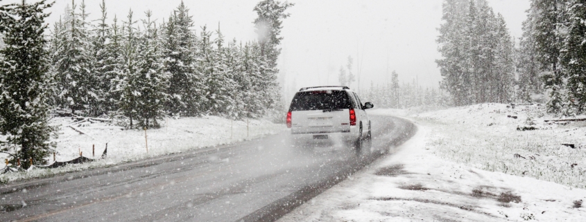 winter car accident